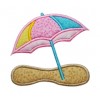 Beach Umbrella Applique